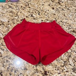 red hotty hot shorts